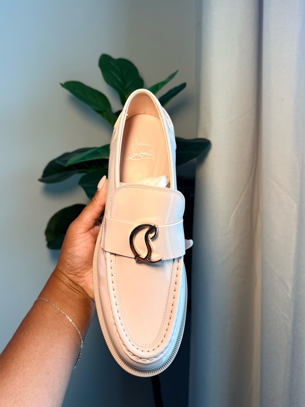 Christian Louboutin Tan Kraft Box with White Logo